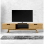 Szafka RTV-36 Drewno Lite Dąb Loft Lakier Rozmiary od 100 cm do 200 cm PREMIUM